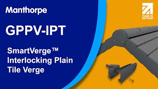 Manthorpe Interlocking Tile Verge Video  GPPV IPT [upl. by Oedama881]