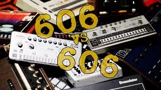 606 vs 606 drum machine sound off [upl. by Elleraj]