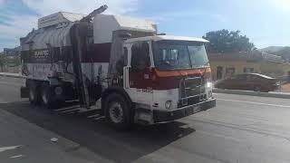 Autocar ACX Amrep Octo ASL Burrtec Garbage Truck [upl. by Lolita218]