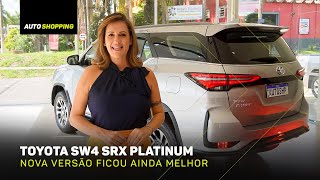 Novo Toyota SW4 SRX Platinum é o SUV Líder em Versatilidade e Sofisticação [upl. by Liahus179]