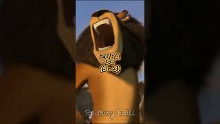 Zuba vs Soto  vsshorts madagascar iceage shorts [upl. by Muldon833]