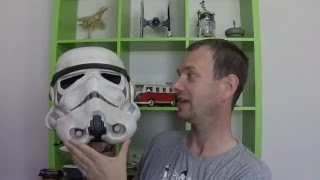 Star Wars Day 2016 RS prop masters Sandtrooper Stormtrooper helmet [upl. by Naujak]