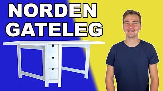 Easy To Follow  NORDEN GATELEG Table IKEA Tutorial [upl. by Durand954]