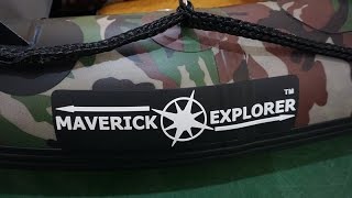 The New MAVERICK EXPLORER Wild CampBushcraftPrepFishing CANOE [upl. by Orihakat]