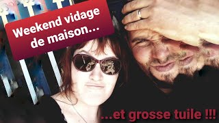 10 WE vidage de maison et grosse tuile [upl. by Hesketh457]