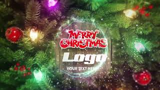 ID 484  Christmas amp Happy New Year  Logo Animation [upl. by Adams782]