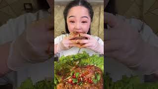 ASMR MUKBANG Sizzling Spicy Pork Belly with Irresistible Crunch Sounds 🎧🔥🥩 ASMRfood mukbang [upl. by Garrick171]