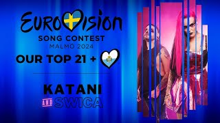 EUROVISION 2024  OUR TOP 21  NEW SMR [upl. by Murial626]