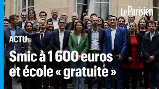 Smic à 1600 euros école chômage retraites les mesures annoncées par le Nouveau Front Populaire [upl. by Auginahs692]