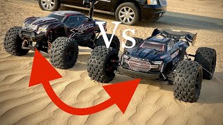 ARRMA KRATON8s EXB VS Traxxas Xmaxx 8s [upl. by Naic]