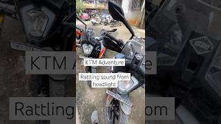 Rattling sound easy fix Headlight noise KTM Adventure 250390 ktmadventure ktmadventurefix [upl. by Atiekan]