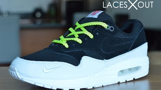 How to Lace Nike quotAir Maxquot 1s aka 87s  Step by Step Lacing Tutorial [upl. by Petit977]