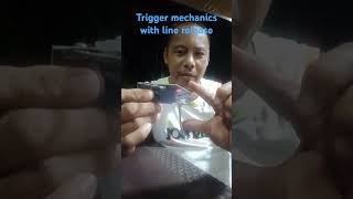 Reverse trigger mechanism with line release [upl. by Ahtebbat]