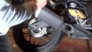 Yamaha MT 03 R3 Exhaust DIY Modification [upl. by Ellehsal]