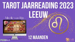 LEEUW TAROT JAARLEGGING  VOORSPELLING 2023 DOOR MIREILLE VAN RIJN [upl. by Penney]