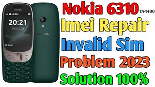 Nokia 6310 Invalid Sim Or Imei Repair amp All Nokia IMEI change code for PTA block registration [upl. by Atiuqes303]