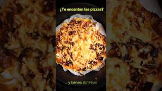 ¡Pizzaen Freidora de aire Deliciosa 🍕shorts short youtubeshorts pizza airfryer freidoradeaire [upl. by Bosch]