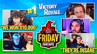 HOW I WON FRIDAY FORTNITE FaZe Jarvis Vs Ninja amp Myth [upl. by Kurys325]