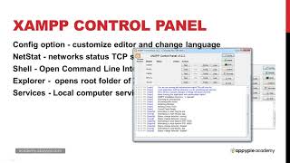 XAMPP control panel Lesson 04 [upl. by Gibson402]