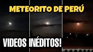 VIDEOS DEL METEORITO DE PERÚ 15 ABRIL 2020 [upl. by Sackville]