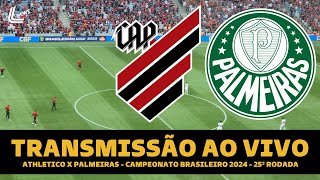 PALMEIRAS X ATHLETICO PR TRANSMISSÃƒO AO VIVO DIRETO DA LIGGA ARENA  BRASILEIRÃƒO 2024 25Âª RODADA [upl. by Otrebireh]