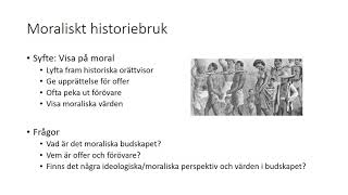 Historiebruk  Att använda historia [upl. by Astra]