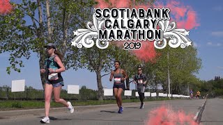 2019 Scotiabank Calgary Marathon Official Race Video [upl. by Eedissac802]