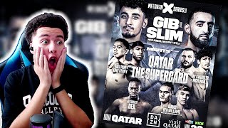 Misfits X Series 19 Gib vs Slim SUPERCARD Press Conference Reaction [upl. by Calloway]