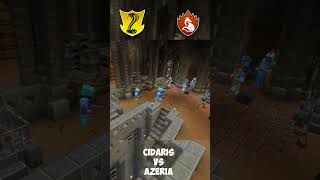 Open Kingdom Cidaris VS Azeria minecraft minecraftshorts okd ddgserver kingdom gaming [upl. by Ingeborg]