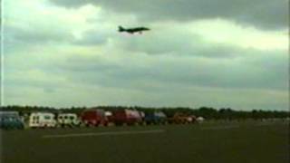 RAF Harrier Display Team Farnborough 1990 [upl. by Yelnikcm]