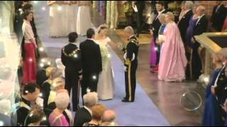 Kronprinsessan Victorias BröllopCrown Princess of Sweden Wedding part one [upl. by Nnire772]