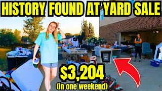 WE FOUND 3204 IN VALUE AT THESE YARD SALES [upl. by Ameline]