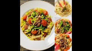 My Easy SARDINE BLUE CHEESE TOMATO PERILLA PASTAamoremaria [upl. by Yrollam]