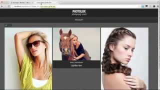 Photolux WordPress Theme  Creating Grid Gallery [upl. by Uon]