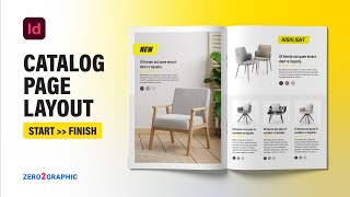 How to Catalogue Page Layout Design in Adobe InDesign CC [upl. by Noillid]