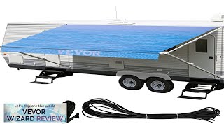 VEVOR RV Awning 15 Camper Awning Fabric Trailer Awning Canopy Patio Camping Review [upl. by Hedda]