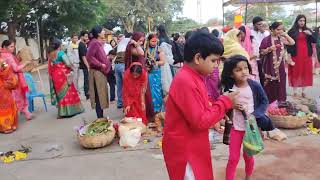 Chchat Puja in Malleshpalya Bengaluru [upl. by Teodoor157]