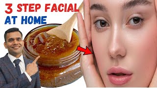 3 Step Facial At Home For Radiant Glow And Clear Skin [upl. by Chevy]