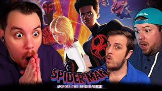 SpiderMan Across the SpiderVerse Movie REACTION [upl. by Akihsan]