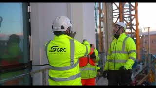 GRC GFRC installation glass reinforced concrete [upl. by Trudnak]