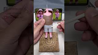 Clay Artisan JAY ：Sculpting a Sweet and Adorable Character Eating Ice Cream [upl. by Imoan]