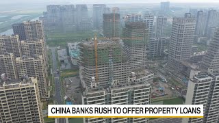 China Banks Rush to Offer Home Loans to State Firms [upl. by Yurt]