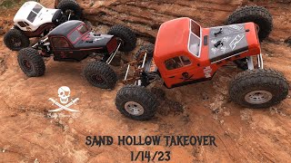 SAND HOLLOW TAKEOVER amp CUSTOM CRAWLERS [upl. by Obidiah]