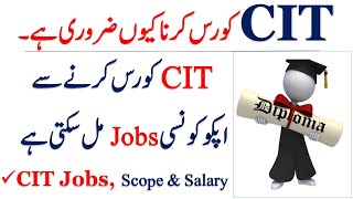 What is CIT Course  CIT Course Jobs Salary  CIT Course Keya Hota Hai [upl. by Marlette]