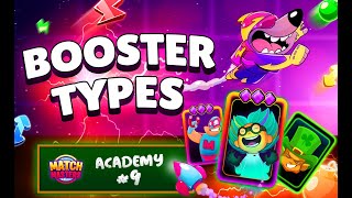 Match Masters Academy 9  Booster Types [upl. by Airamanna]