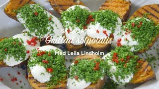 Grillad sötpotatis med chili och gräddfil [upl. by Benil]