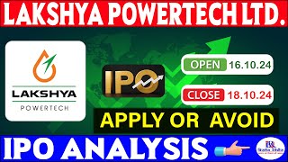 LAKSHYA POWERTECH LTD COMPANY REVIEW BY BUSINESS REMEDIES [upl. by Selby]