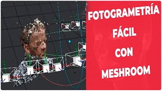 Tutorial FOTOGRAMETRÍA gratis y sencilla con MESHROOM [upl. by Nettirb911]