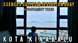 APARTMENT TOUR KOTA KINABALU  SSENCES SUITESJESSELTON QUAY  SABAH [upl. by Drofnats]