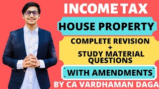 INCOME FROM HOUSE PROPERTYFULL REVISIONSTUDY MATERIAL QUESTIONSFINANCE ACT 2022CA VARDHAMAN DAGA [upl. by Horatia144]